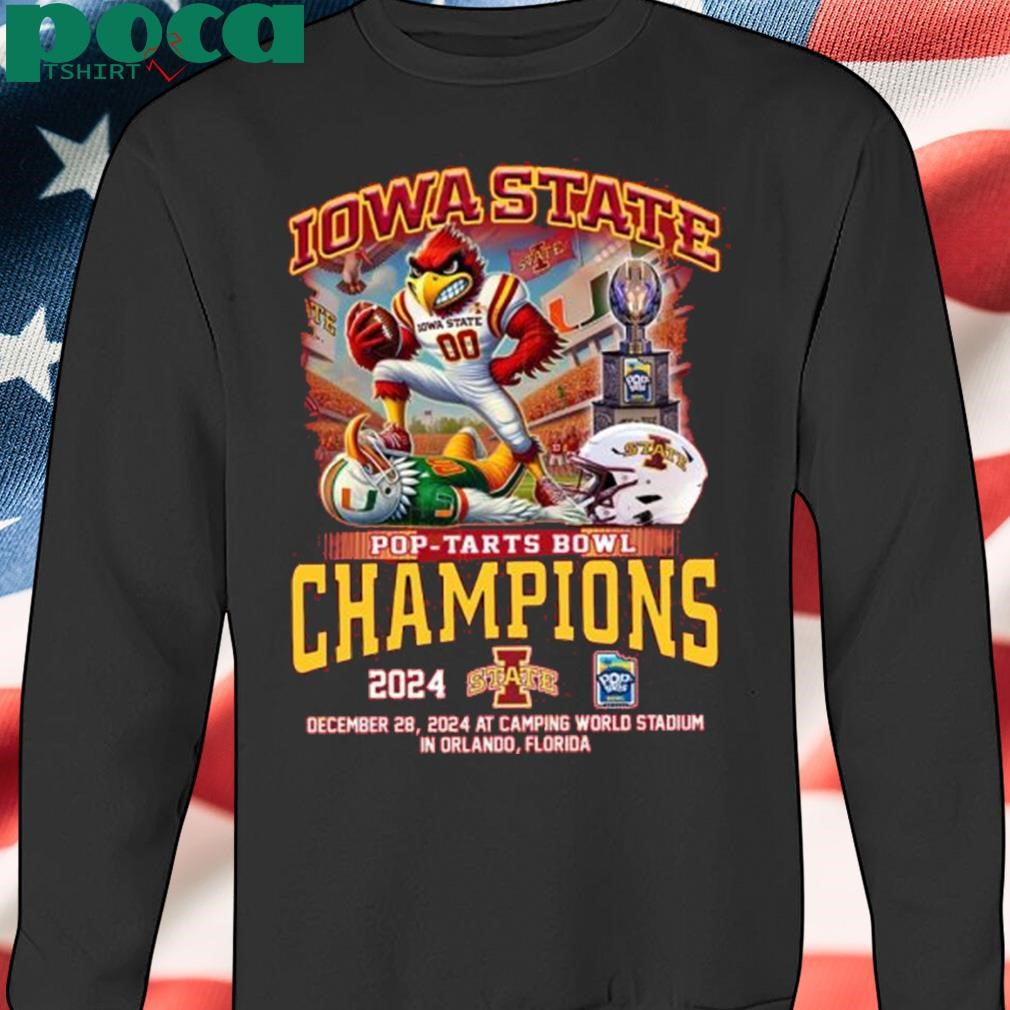 Iowa State Cyclones Pop-Tarts Bowl Champions 2024 Shirt