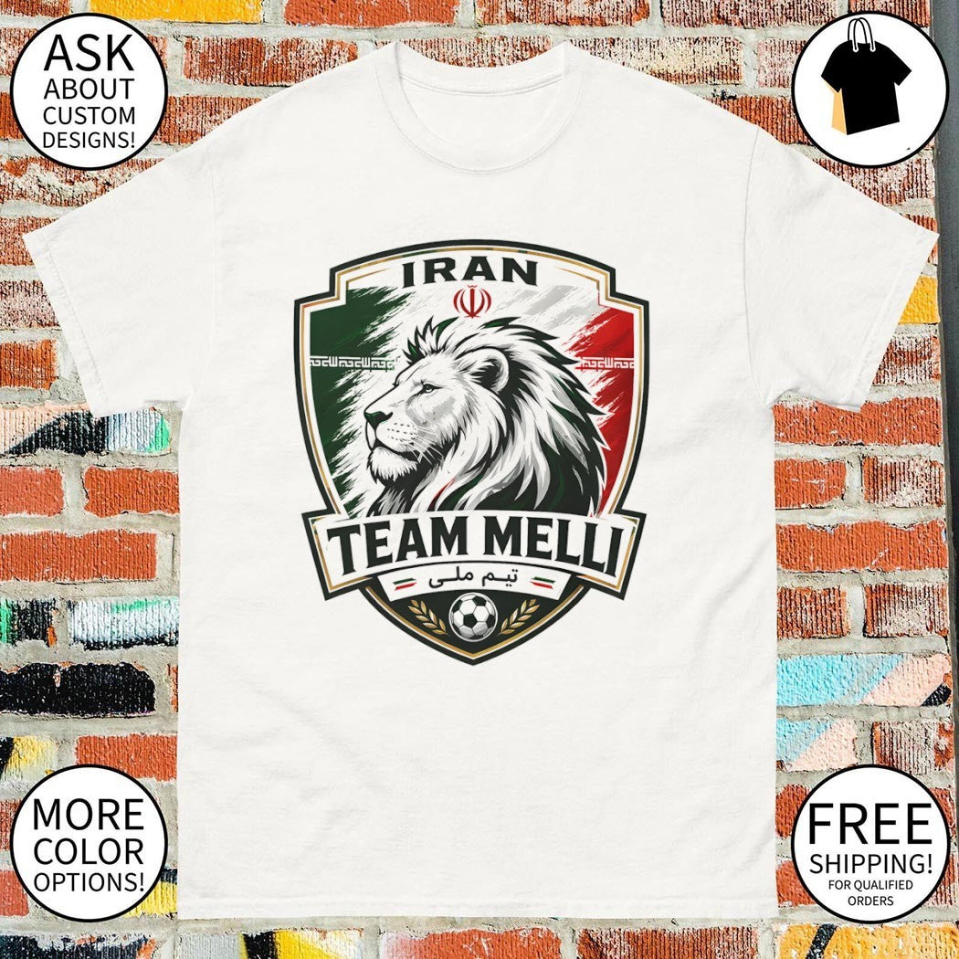 Iran Team Melli World Cup 2026 Persian flag shirt
