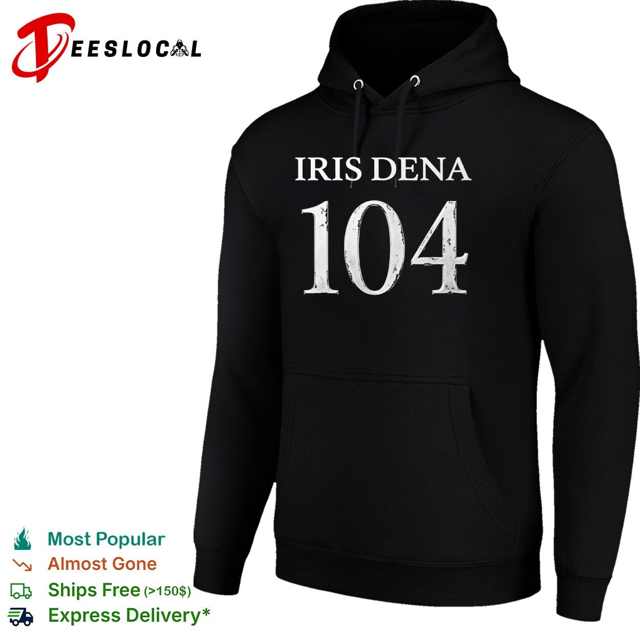 Iris Dena 104 metallic numbers shirt