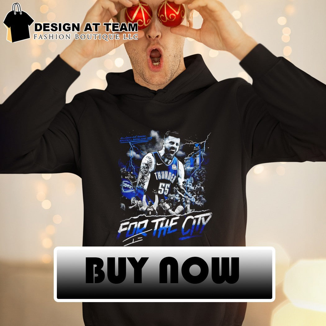 Isaiah Hartenstein 55 Oklahoma City Thunder For The City storm graphic shirt