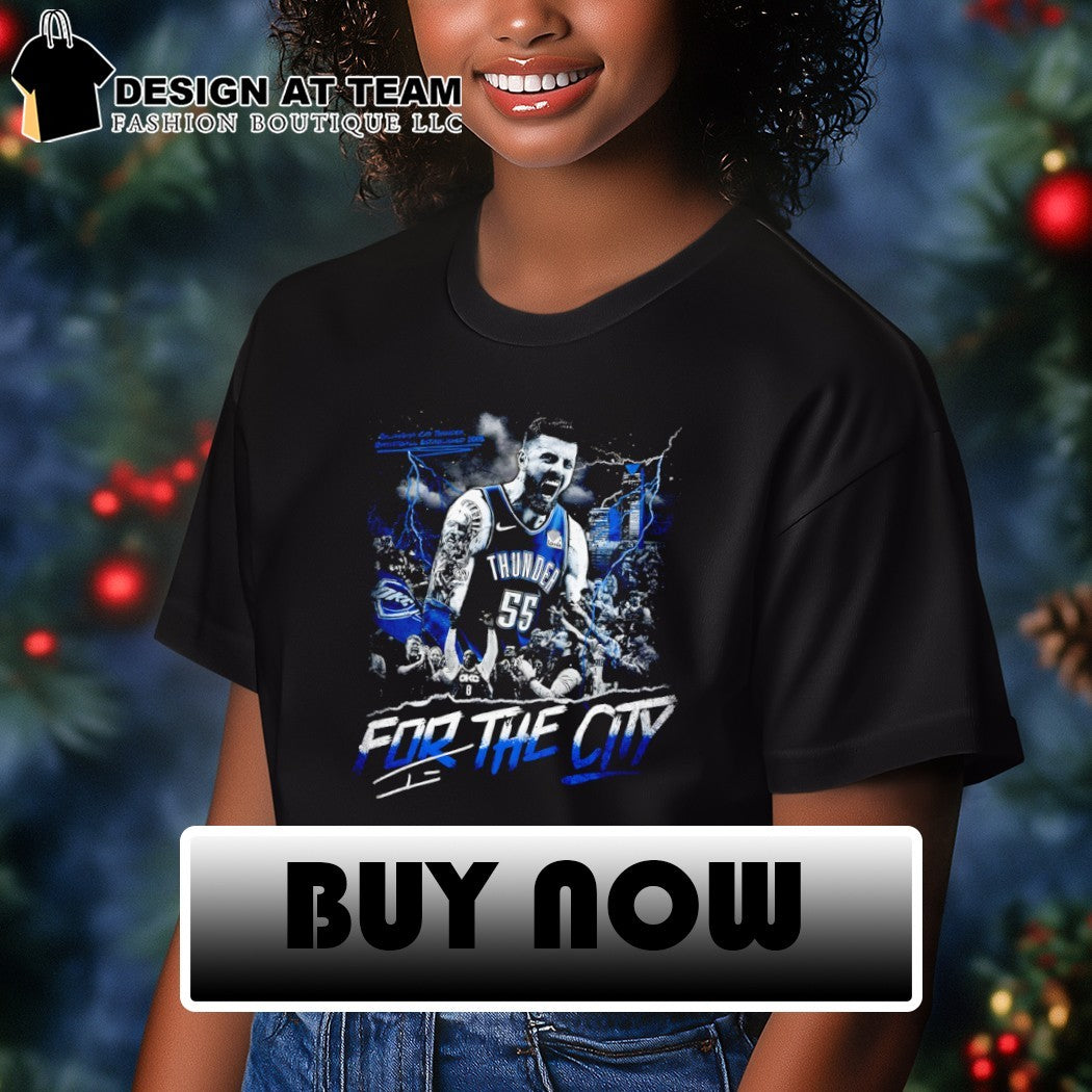 Isaiah Hartenstein 55 Oklahoma City Thunder For The City storm graphic shirt