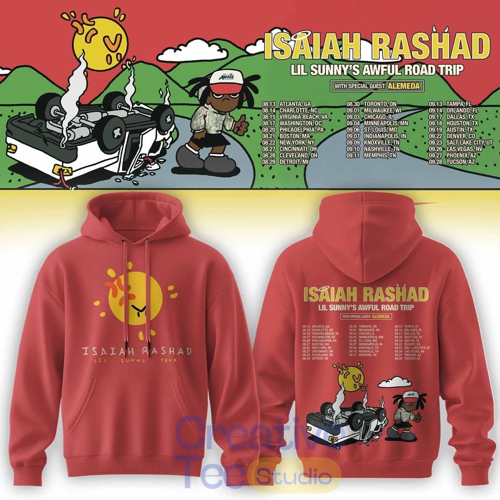 Isaiah Rashad Lil Sunny’s Awful Road Trip Tour Hoodie