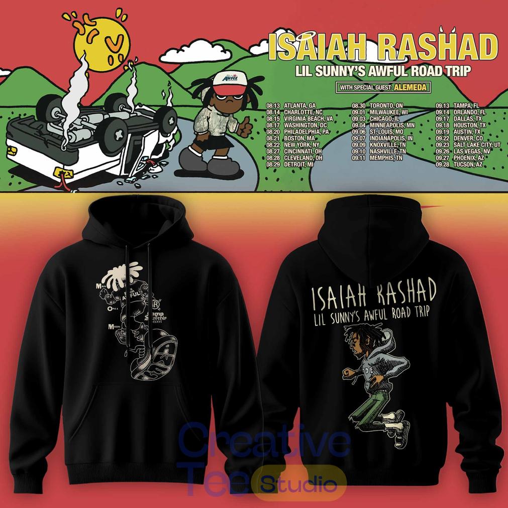 Isaiah Rashad Lil Sunny’s Awful Road Trip Tour Hoodie