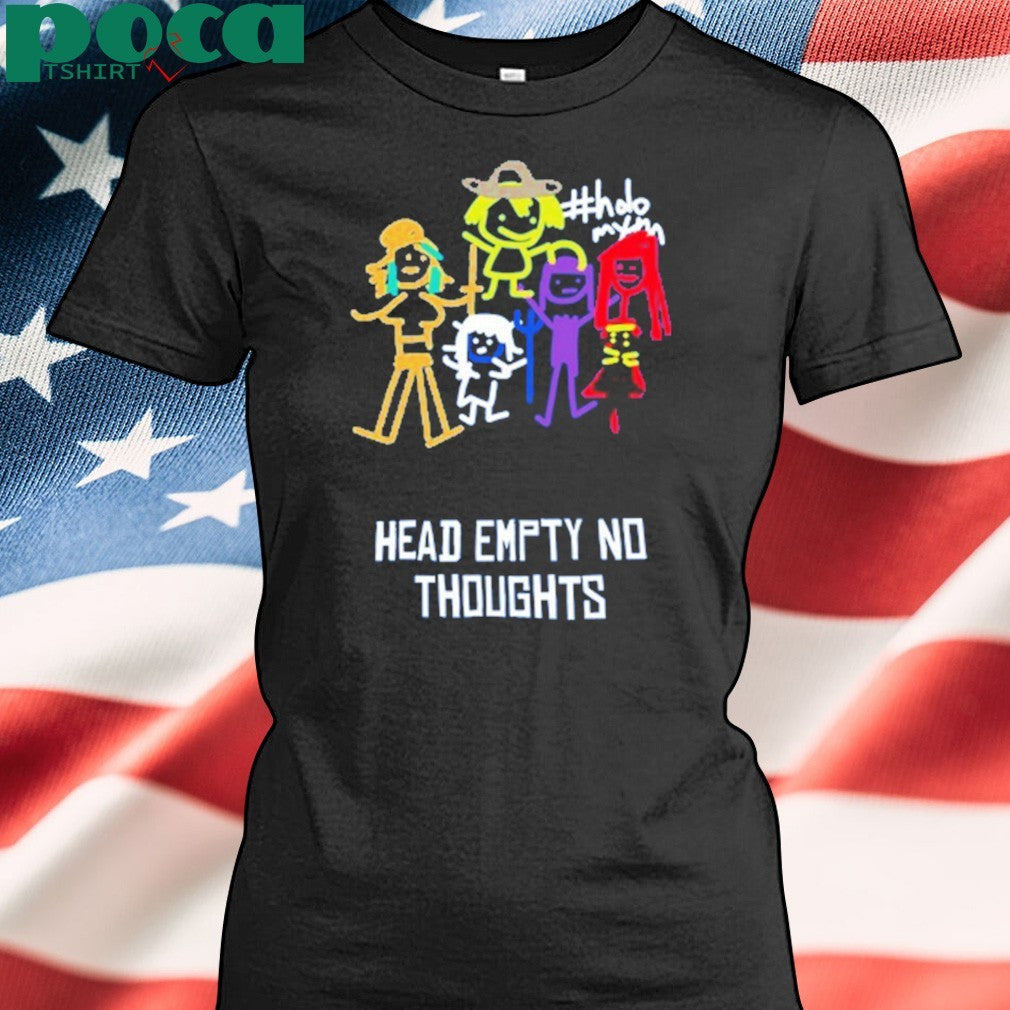 Itta12065 Head Empty No Thoughts shirt