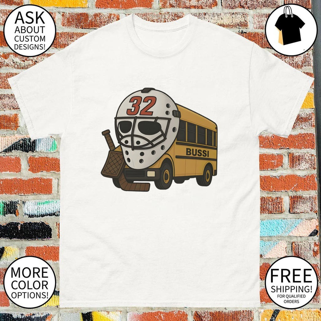 Carolina Hurricanes 32 Brandon Bussi bus hockey shirt