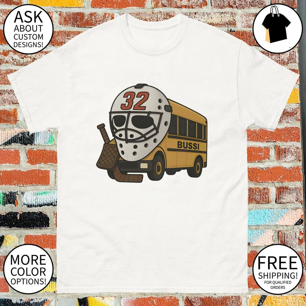Carolina Hurricanes 32 Brandon Bussi bus hockey shirt