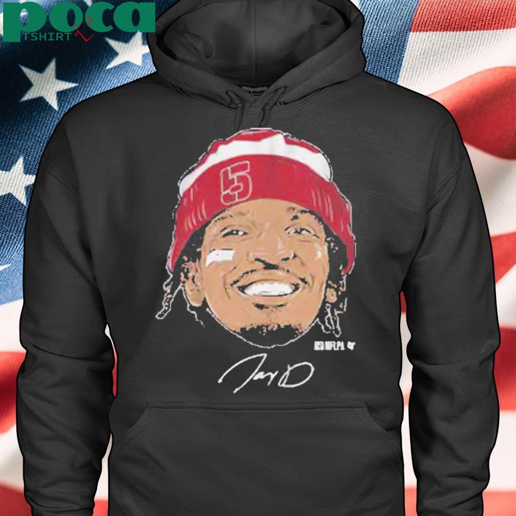 JAYDEN DANIELS FACE BANDAGE SHIRT