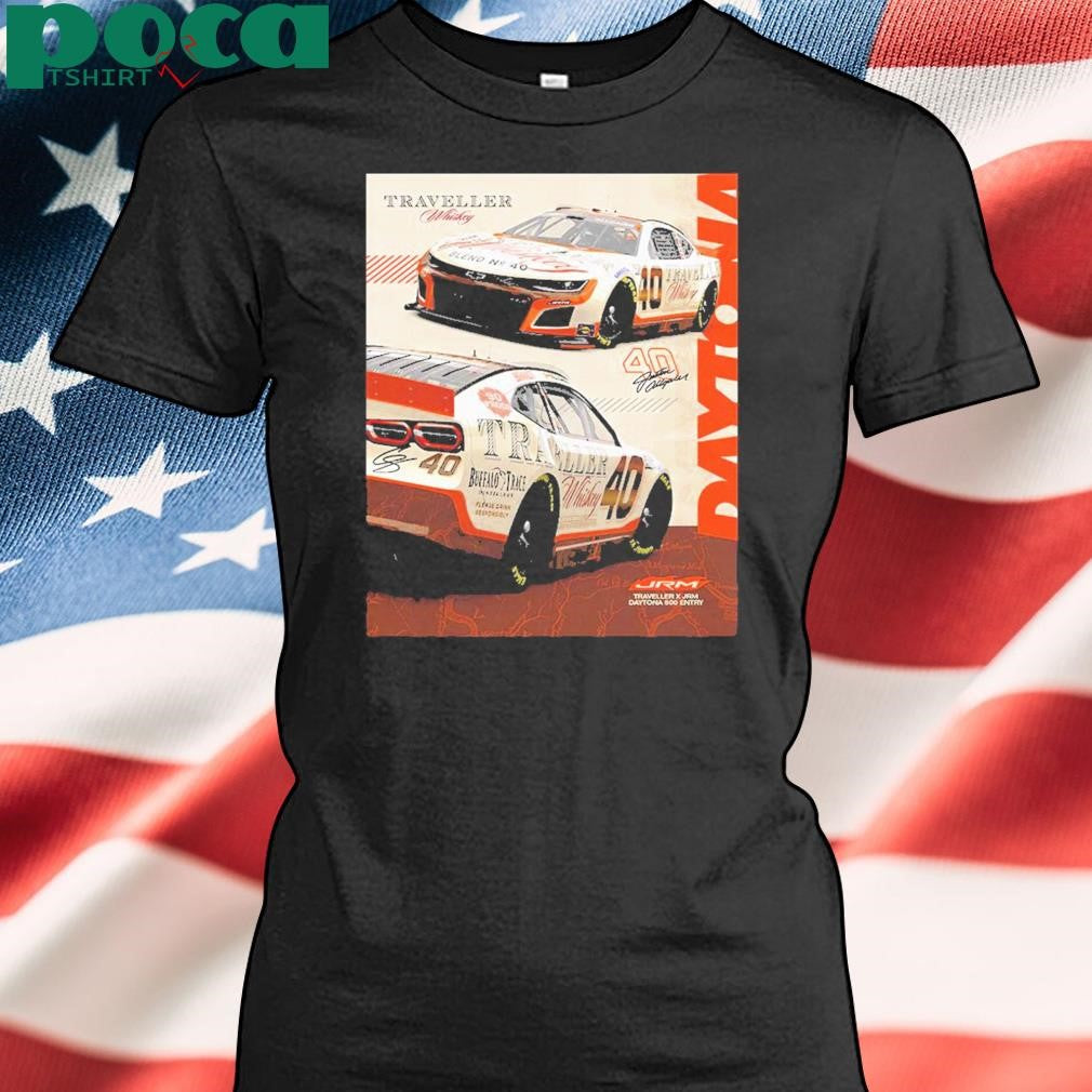 JR Motorsports Traveller x JRM Daytona 500 Entry Justin Allgaier Traveller Tennessee Whiskey Diecast Poster Classic T-Shirt
