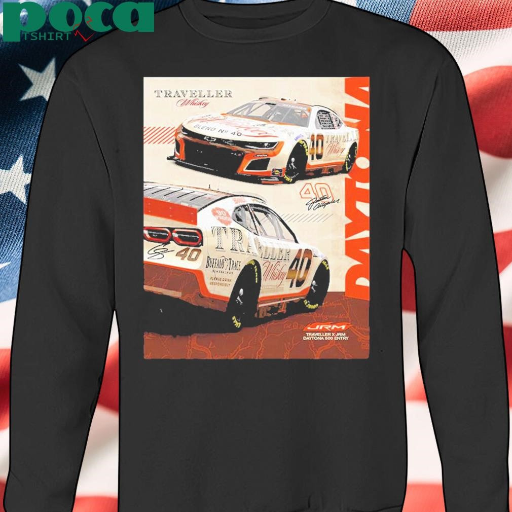 JR Motorsports Traveller x JRM Daytona 500 Entry Justin Allgaier Traveller Tennessee Whiskey Diecast Poster Classic T-Shirt