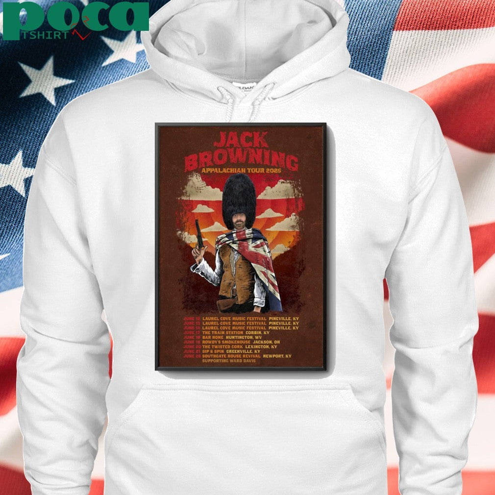 Jack Browning Appalachian Tour 2025 Poster shirt
