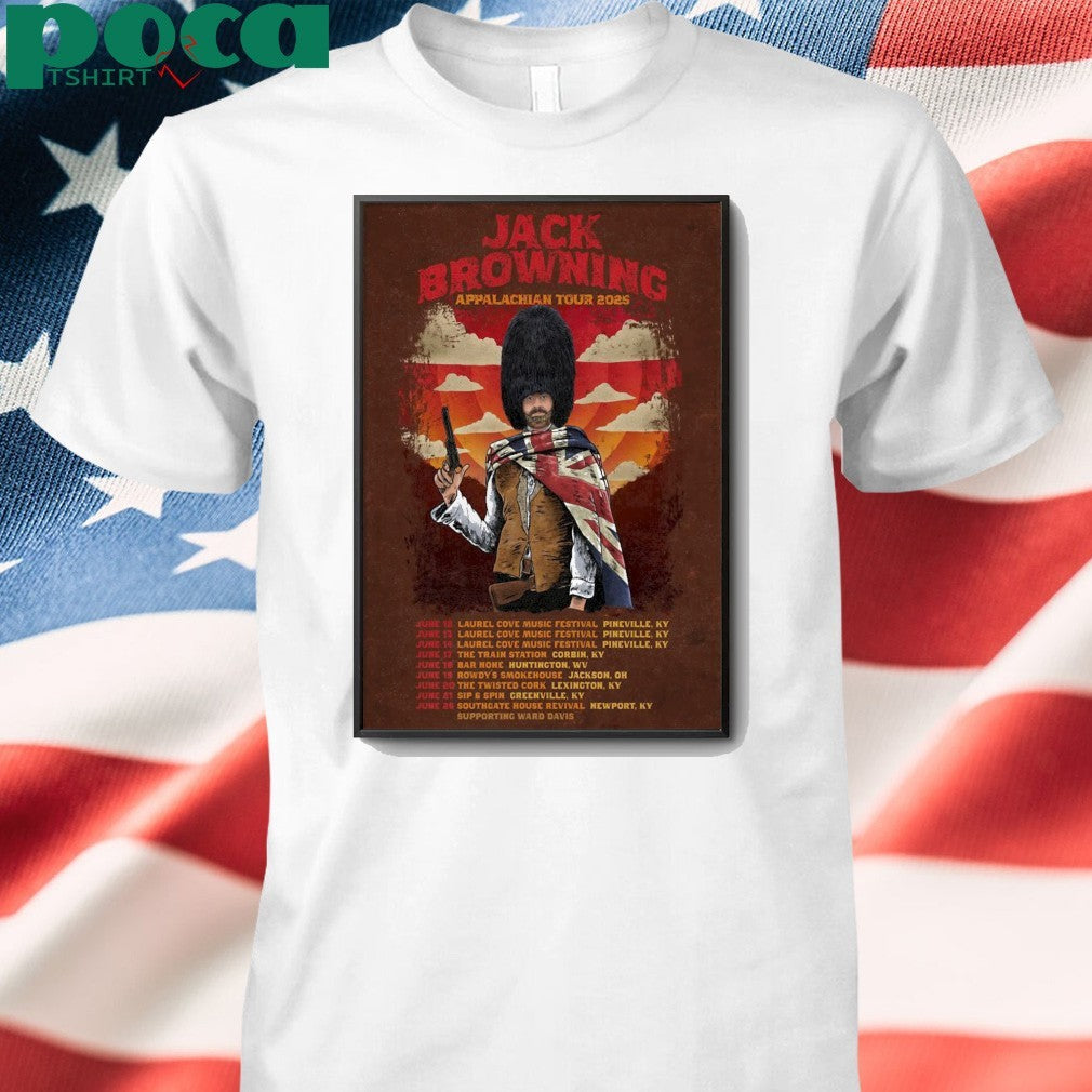 Jack Browning Appalachian Tour 2025 Poster shirt