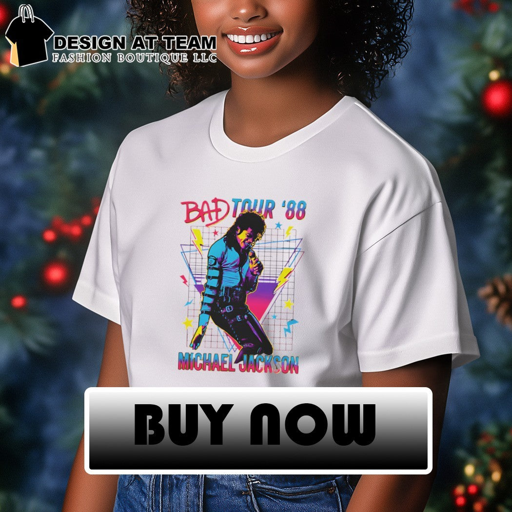 Jackson Bad Tour ’88 90s styles shirt