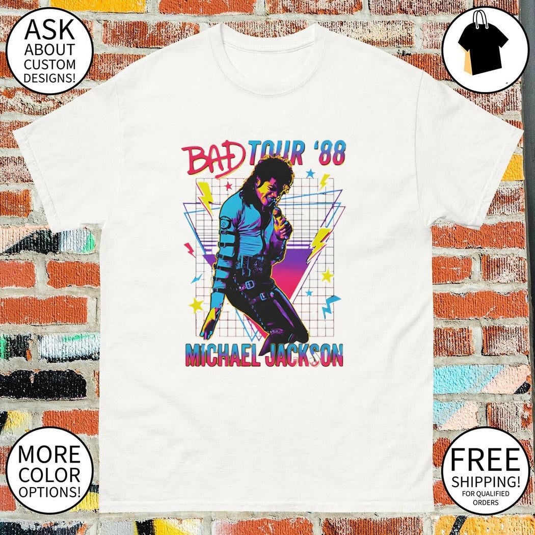 Jackson Bad Tour ’88 90s styles shirt