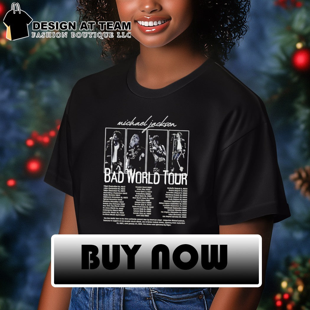 Jackson Bad World Tour 2026 graphic shirt