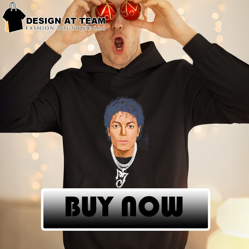 Jackson MJ big head sketch shirt