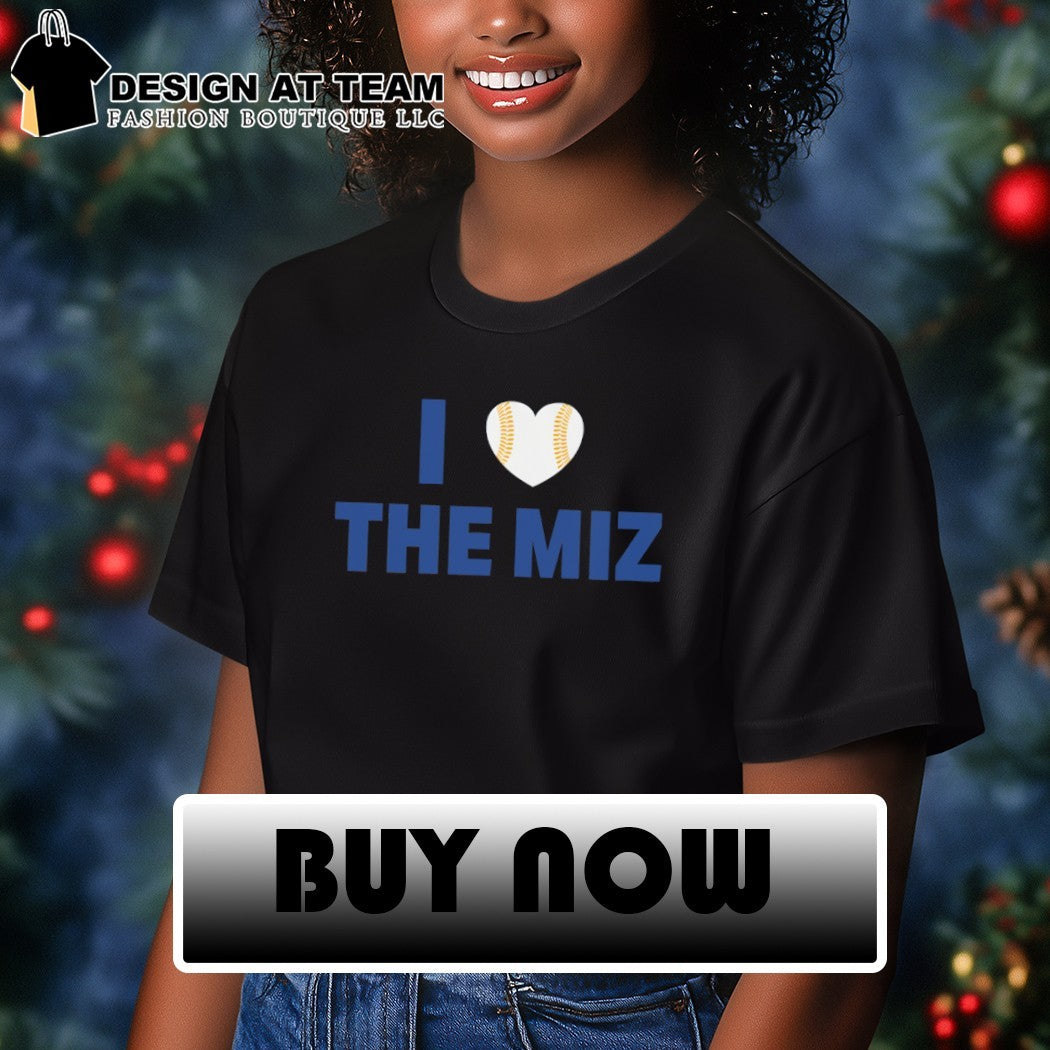 Jacob Misiorowski Milwaukee Brewers Baseball I heart the Miz shirt