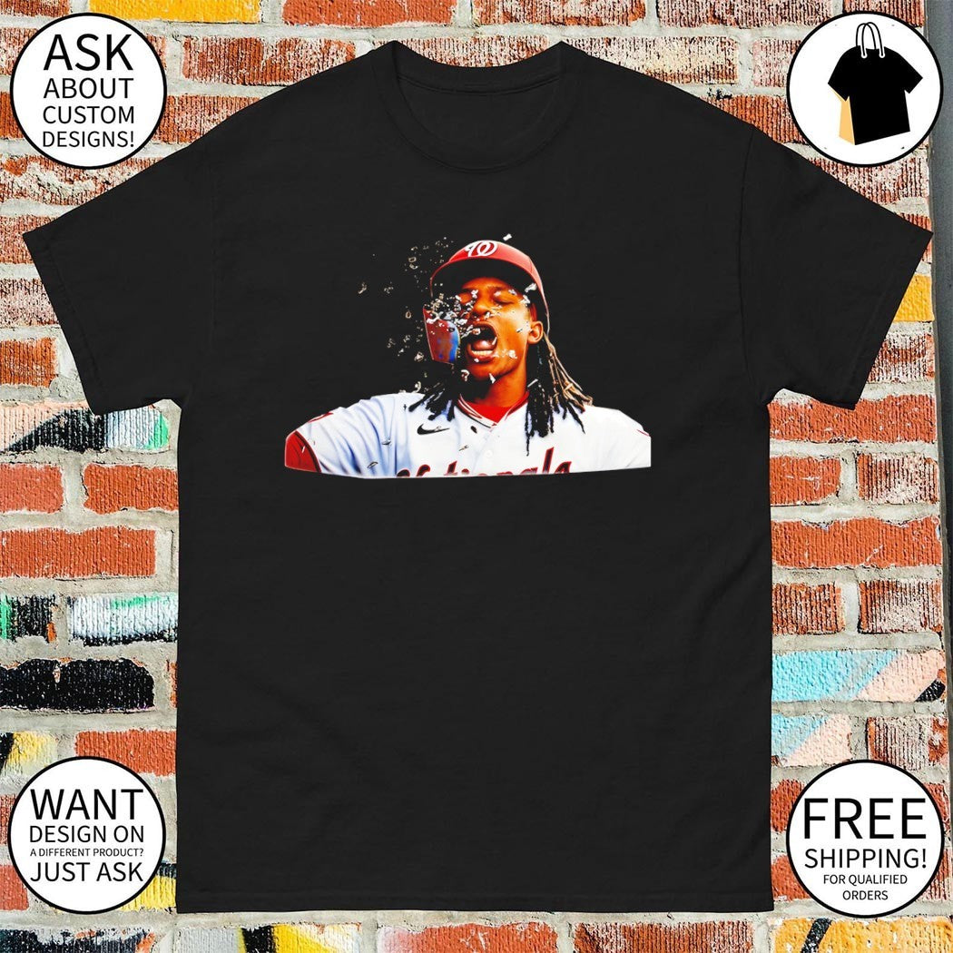 Jacob Young CJ Abrams Nationals Baseball shirt