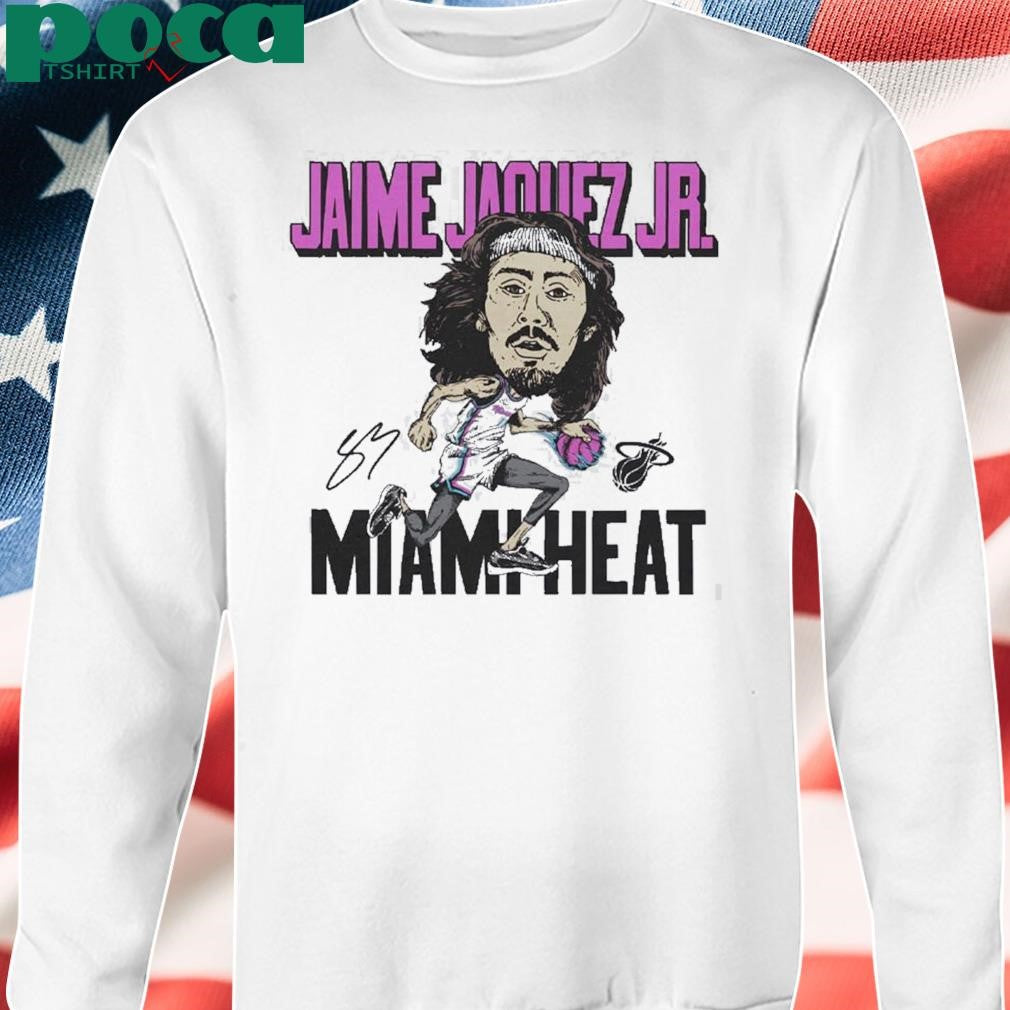 Jaime Jaquez Jr Homage Original Vice Caricature Miami Heat Funny T-Shirt
