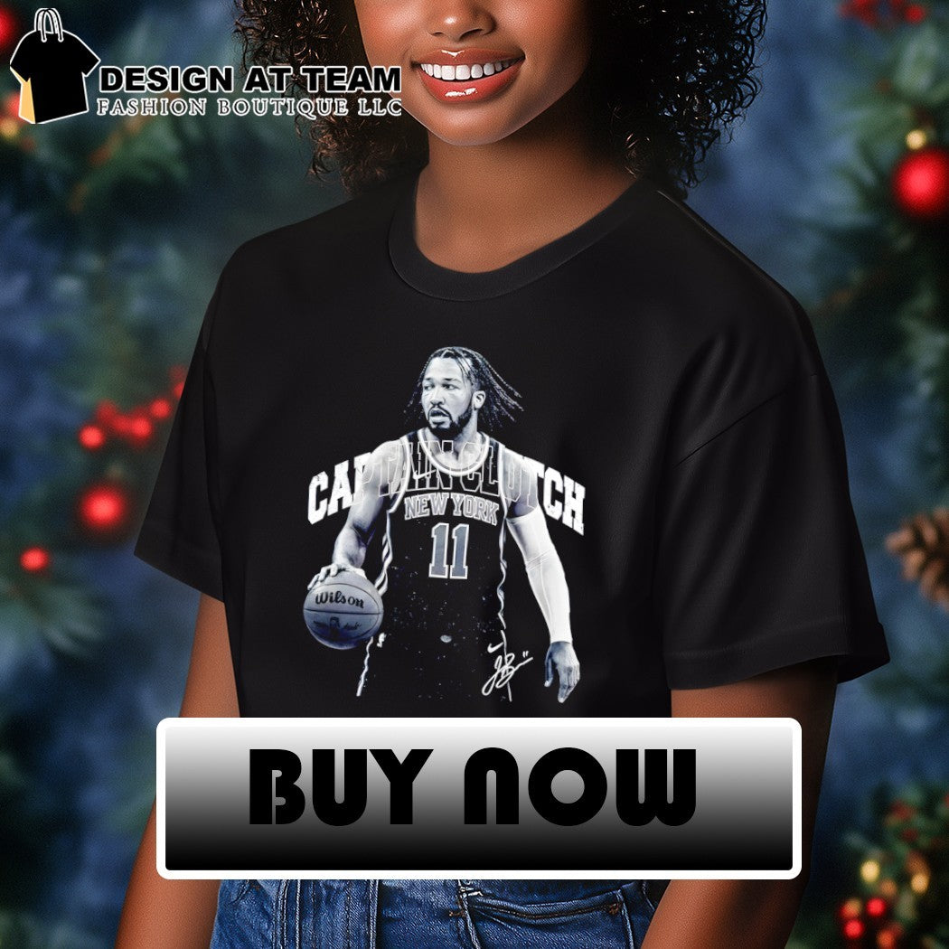 Jalen Brunson 11 Captain Clutch Tribute signature shirt