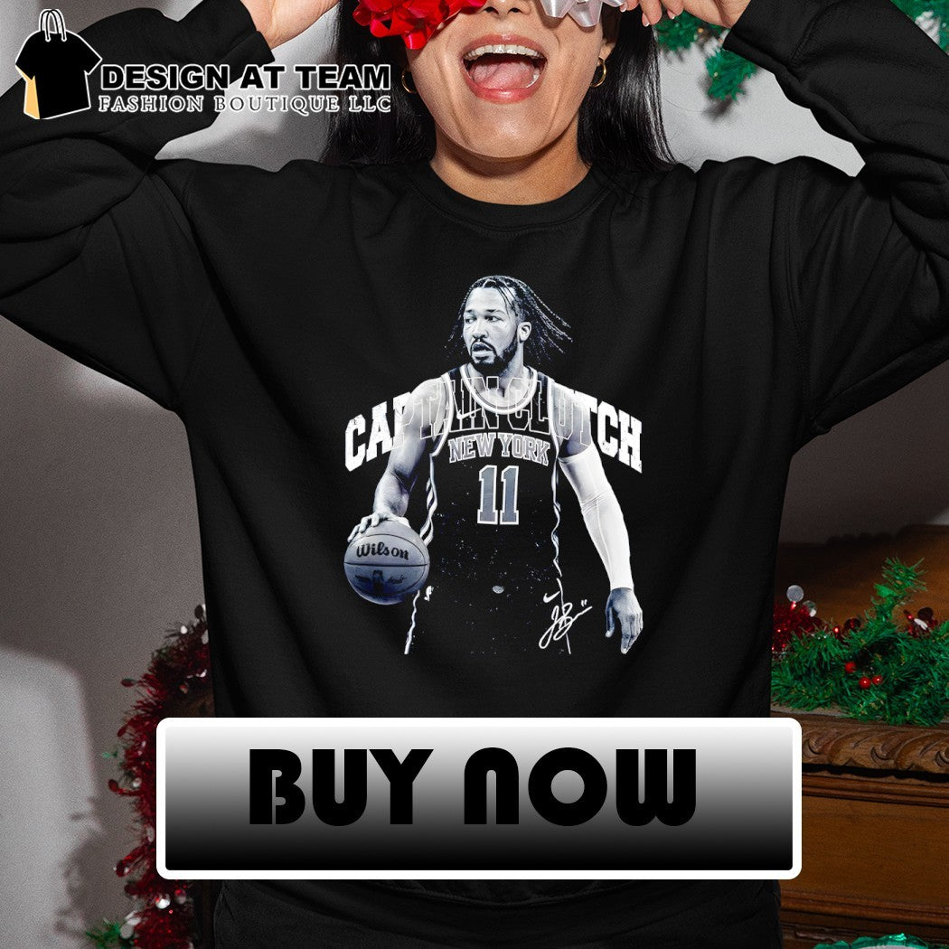 Jalen Brunson 11 Captain Clutch Tribute signature shirt