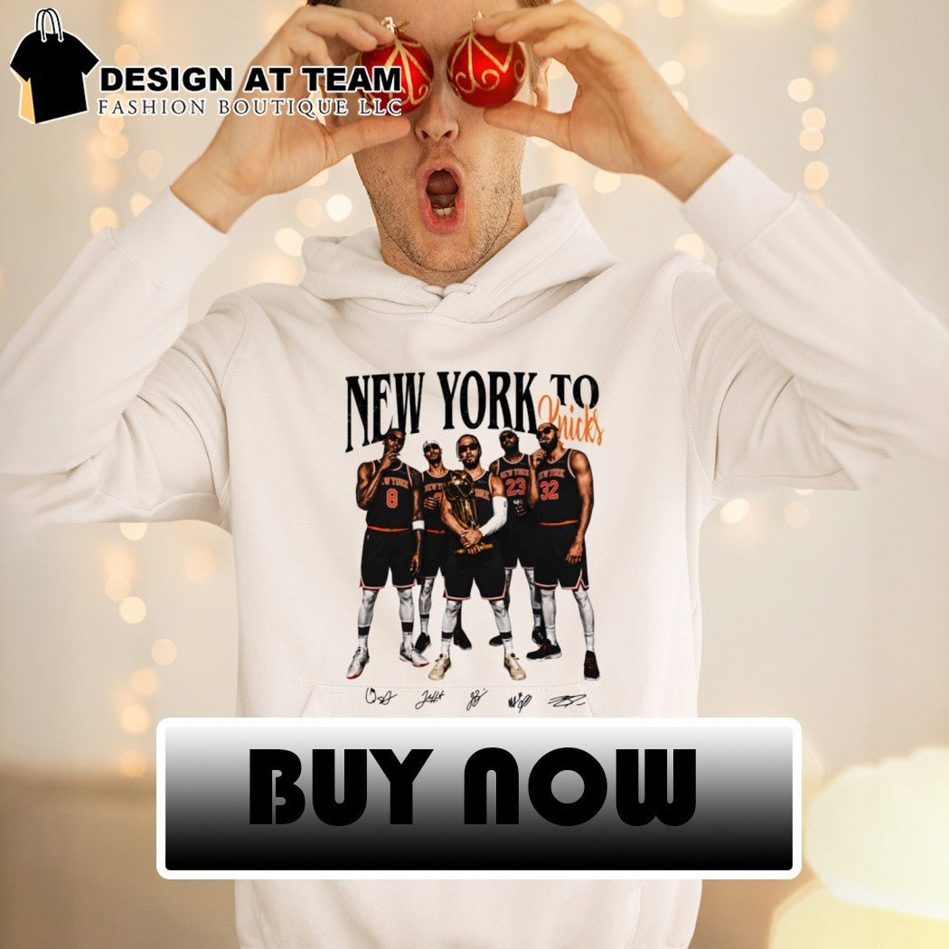 Jalen Brunson Anunoby Karl Anthony Towns Josh Hart Robinson New York Champs Basketball signature shirt