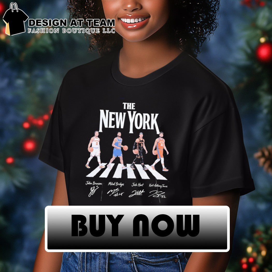 Jalen Brunson Karl-Anthony Towns The New York Basketball Abbey Road signature shirt