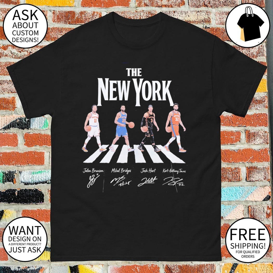 Jalen Brunson Karl-Anthony Towns The New York Basketball Abbey Road signature shirt