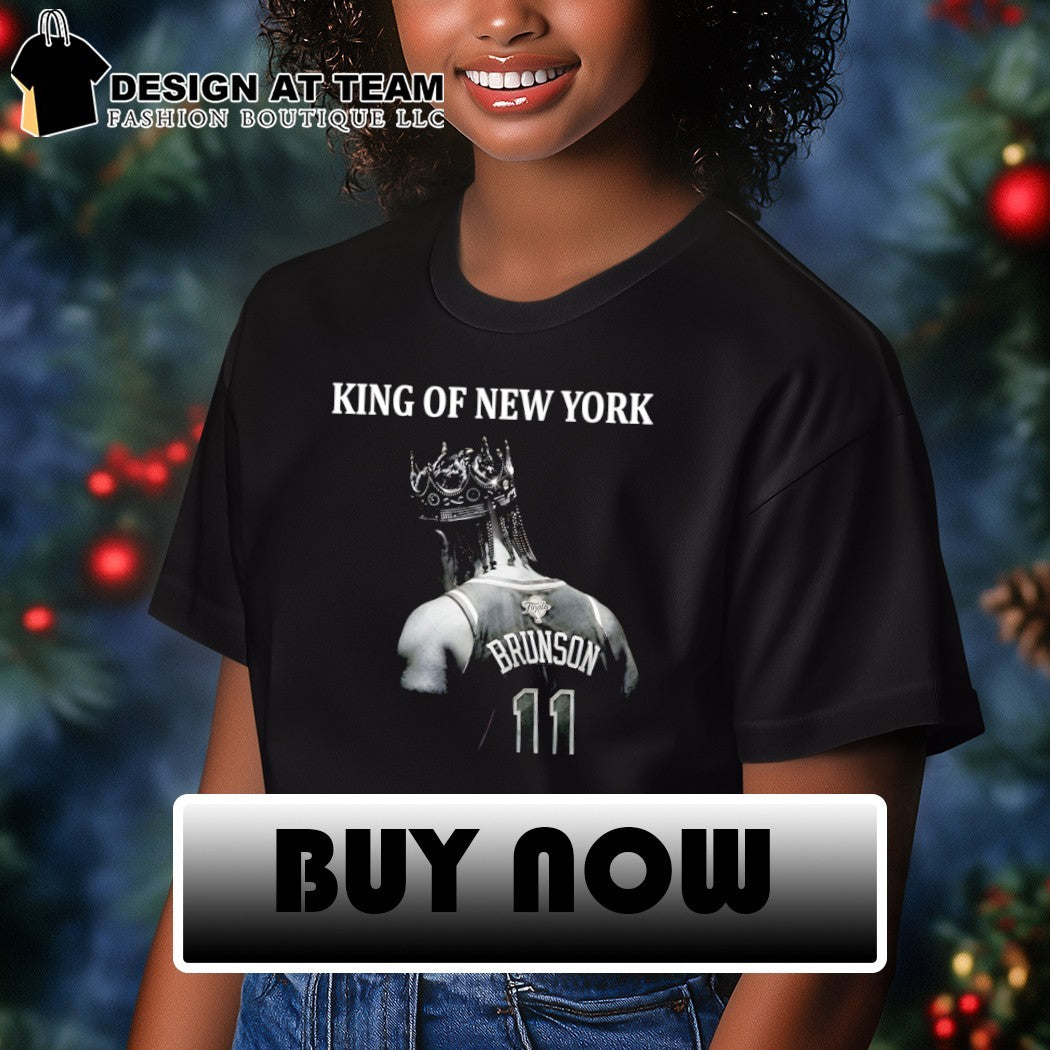 Jalen Brunson King Of New York Basketball Knicks fan shirt