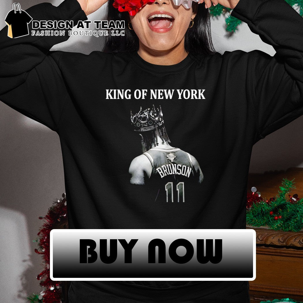 Jalen Brunson King Of New York Basketball Knicks fan shirt