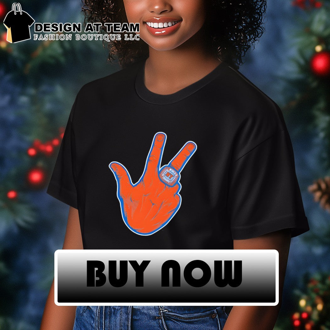 Jalen Brunson MVP 3 points hand pose world championship ring shirt