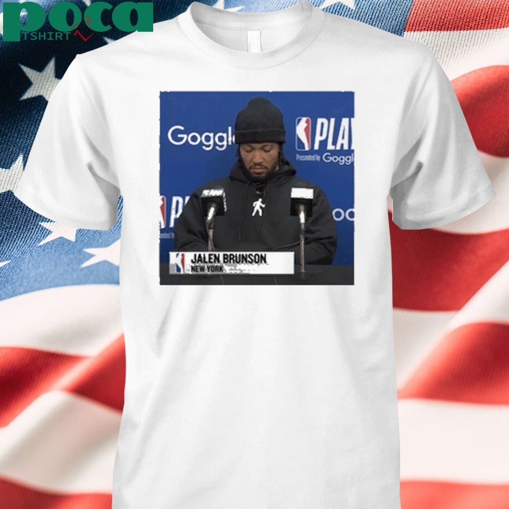 Jalen Brunson Press Conference Shirt