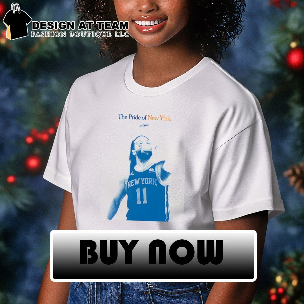 Jalen Brunson The Pride of New York NBA Knicks Poster shirt