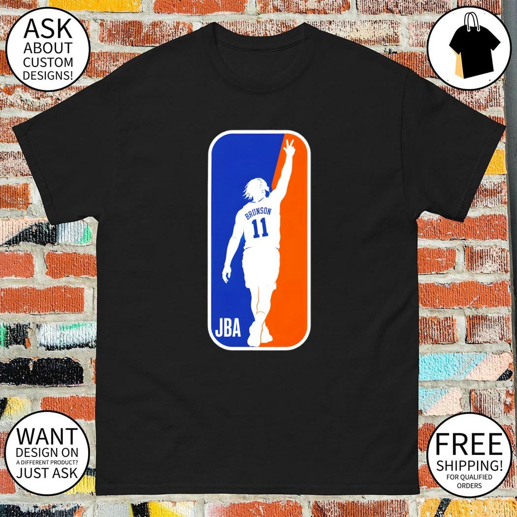 Jalen Brunson Victory Sign Vintage Basketball Logo New York Hoops shirt