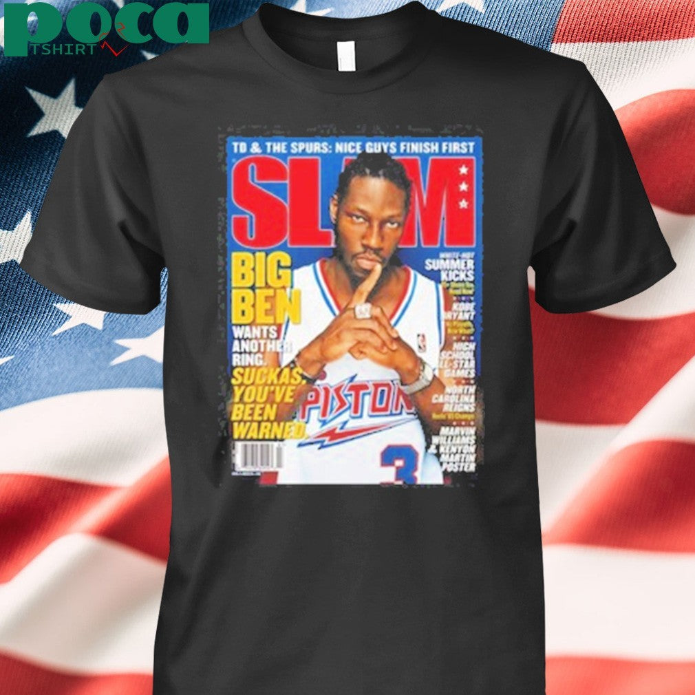 Jalen Duren ben wallace slam shirt
