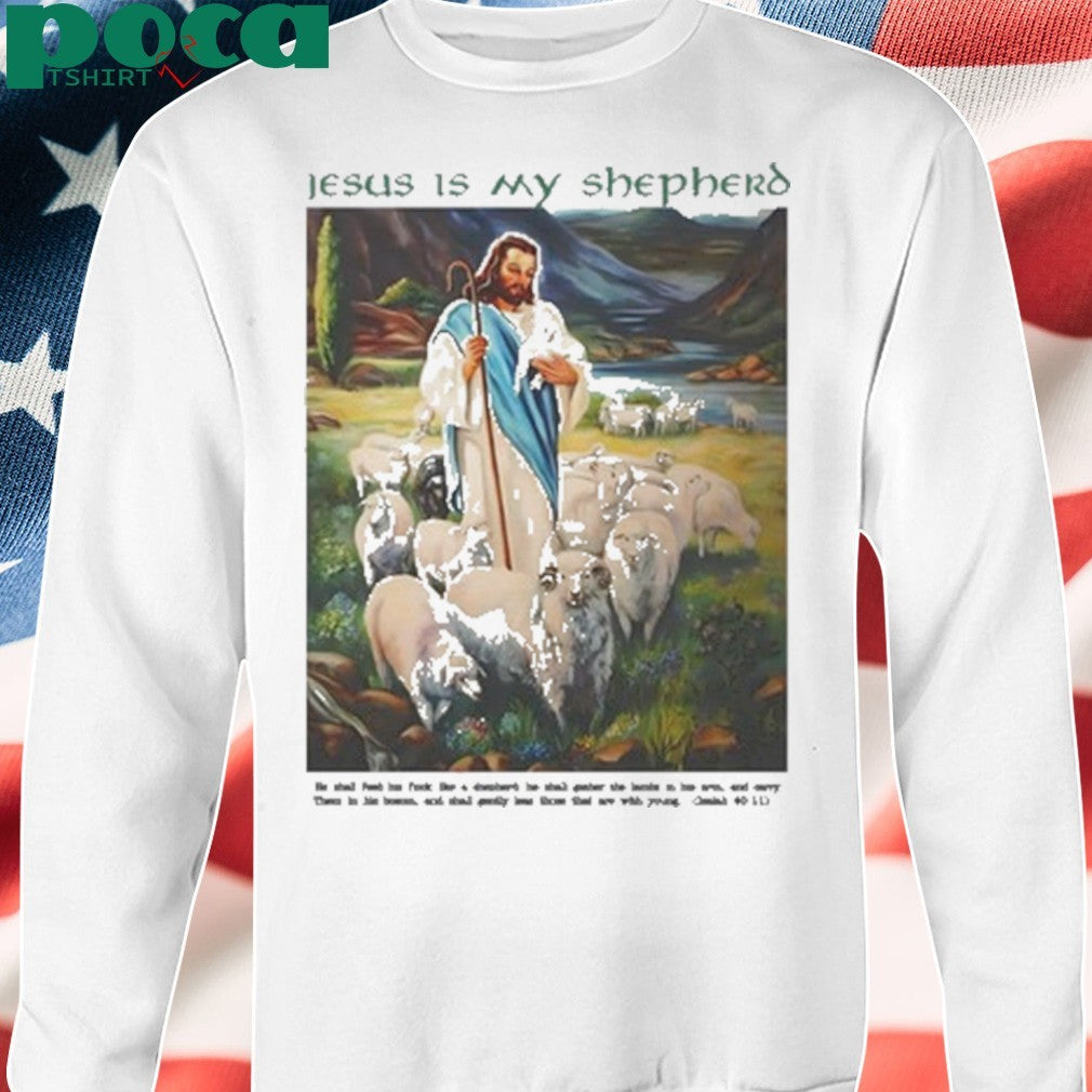 Jalen Williams Wearing Jesus Is My Shepherd shirt