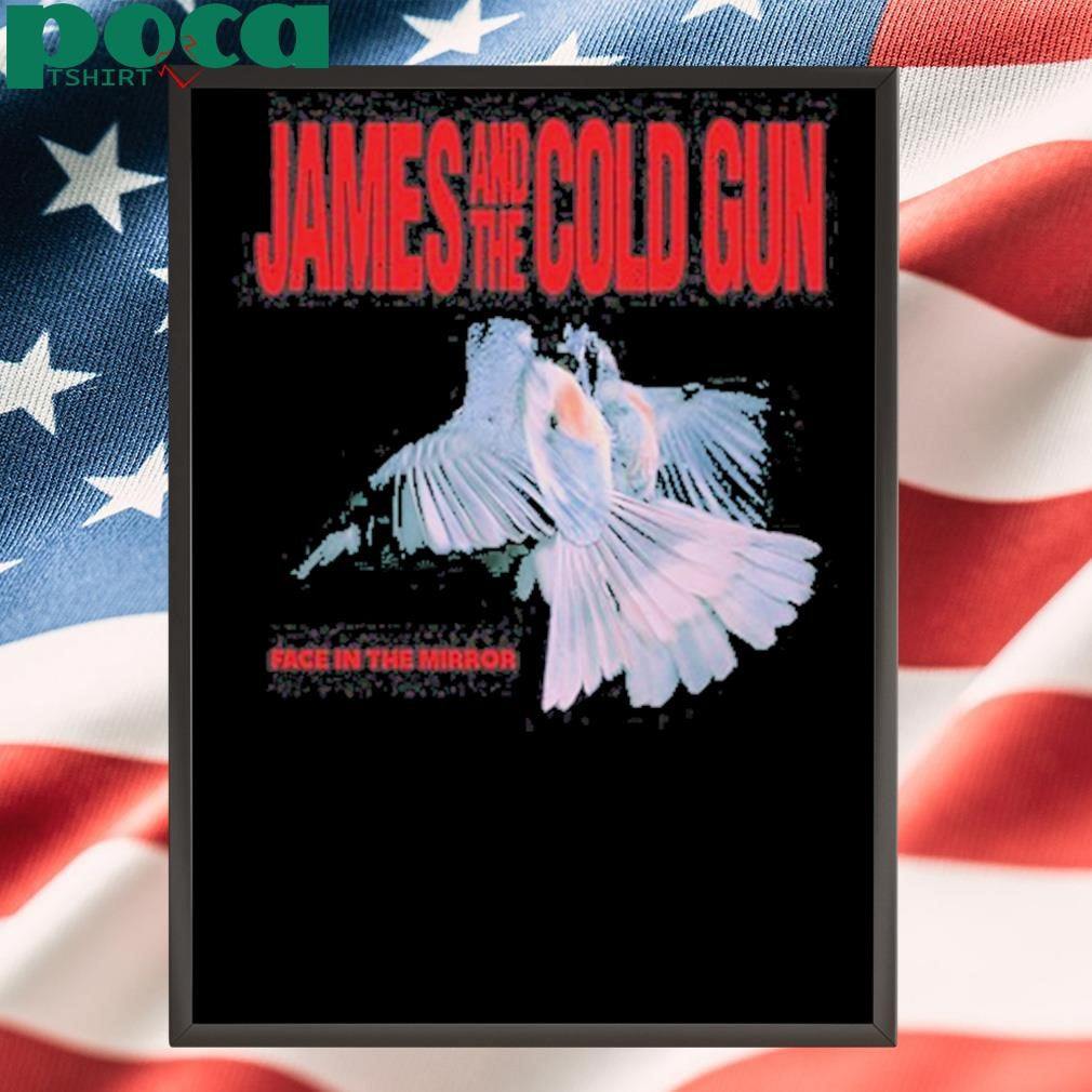 James and the Cold Gun Face in the Mirror New T-Shirt