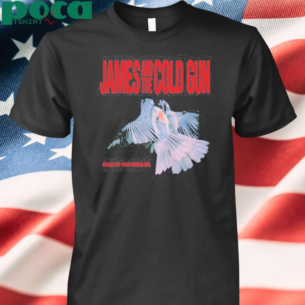 James and the Cold Gun Face in the Mirror New T-Shirt