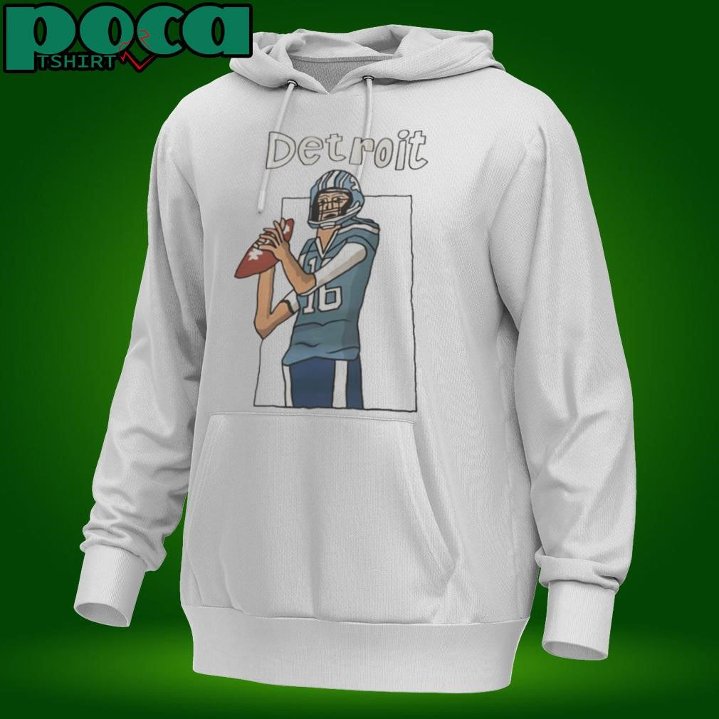 Jared Thomas Goff Detroit Lions football player art shirt