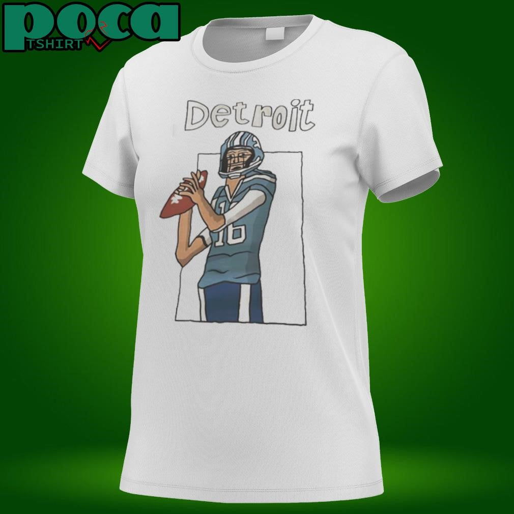 Jared Thomas Goff Detroit Lions football player art shirt