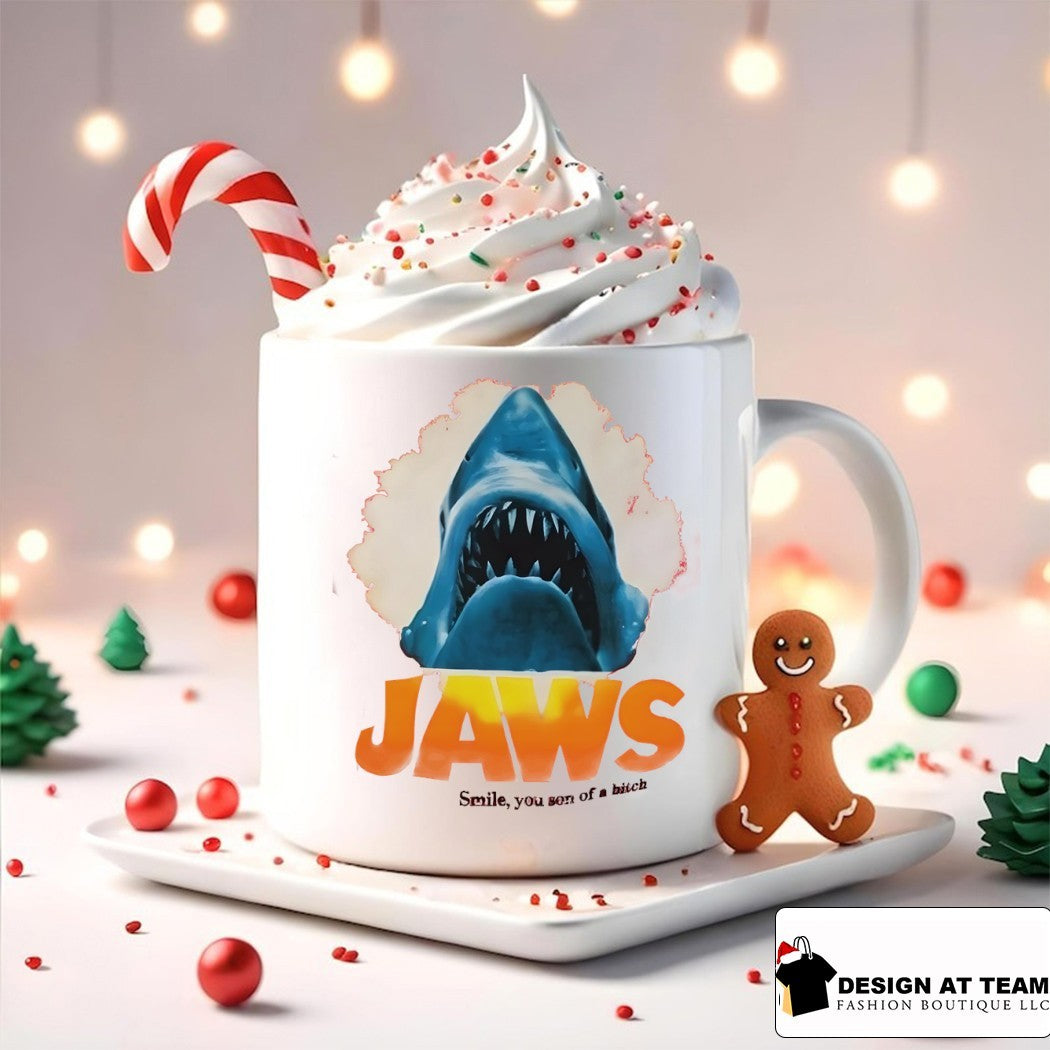 Jaws shark smile you son of a bitch shirt