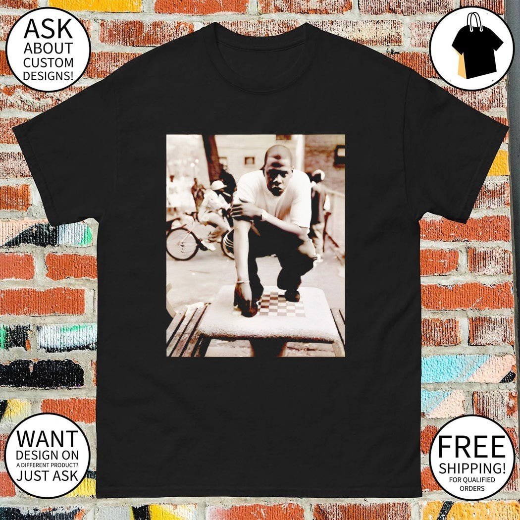 Jay-Z blueprint chess photo shirt