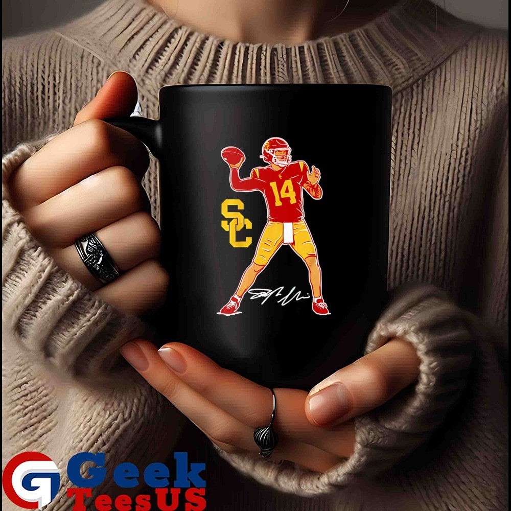 Jayden Maiava USC Trojans football Superstar Pose signature shirt