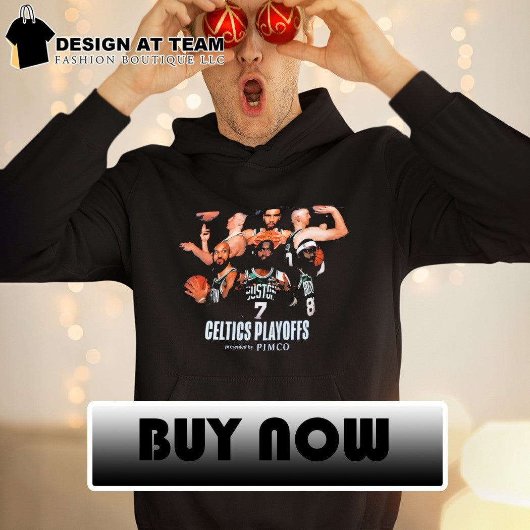 Jayson Tatum Jaylen Brown Boston Celtics Basketball Playoffs NBA presented by Pimco graphic shirt