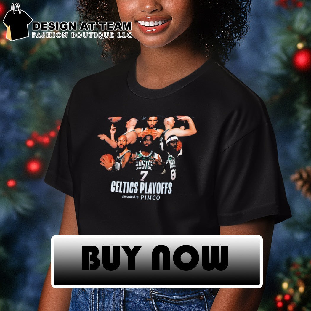 Jayson Tatum Jaylen Brown Boston Celtics Basketball Playoffs NBA presented by Pimco graphic shirt