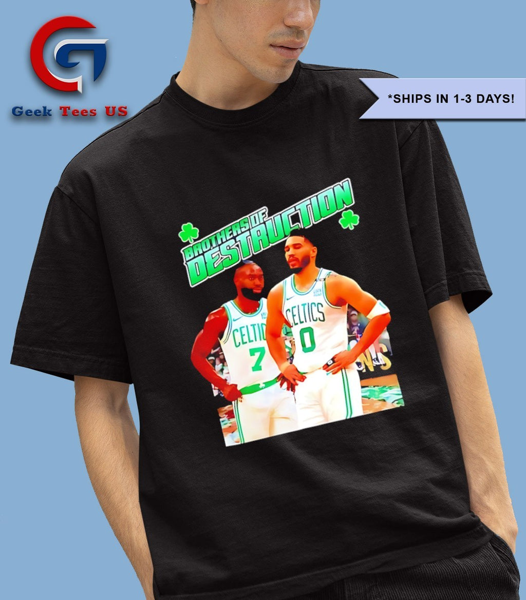 Jayson Tatum and Jaylen Brown Brothers Of Destruction shirt