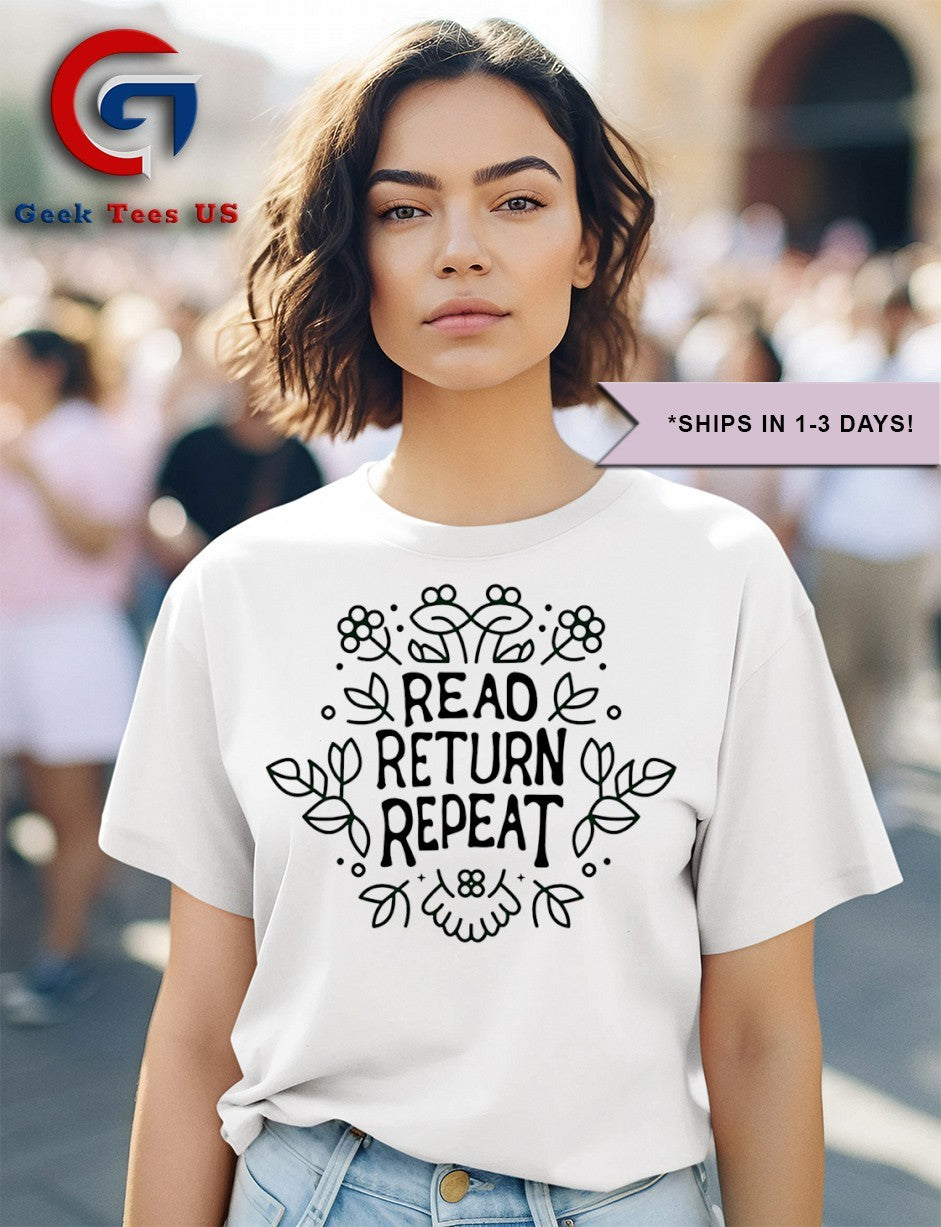 Jaz Sinclair as Marie Moreau wearing Read Return Repeat shirt