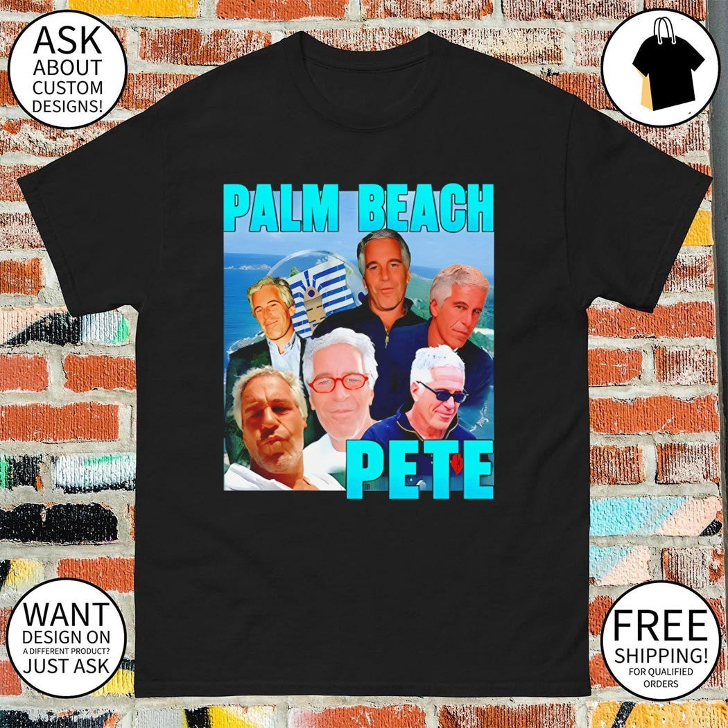 Jeffrey Epstein Palm Beach Pete graphic vintage shirt
