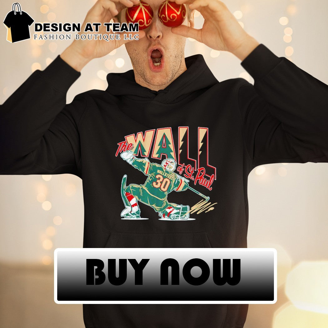 Jesper Wallstedt Minnesota Wild Hockey The Wall of St. Paul Remix shirt