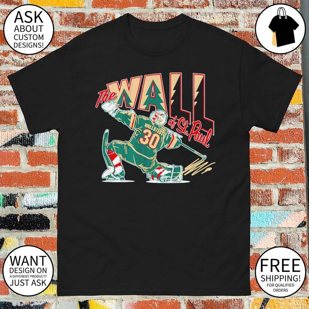 Jesper Wallstedt Minnesota Wild Hockey The Wall of St. Paul Remix shirt