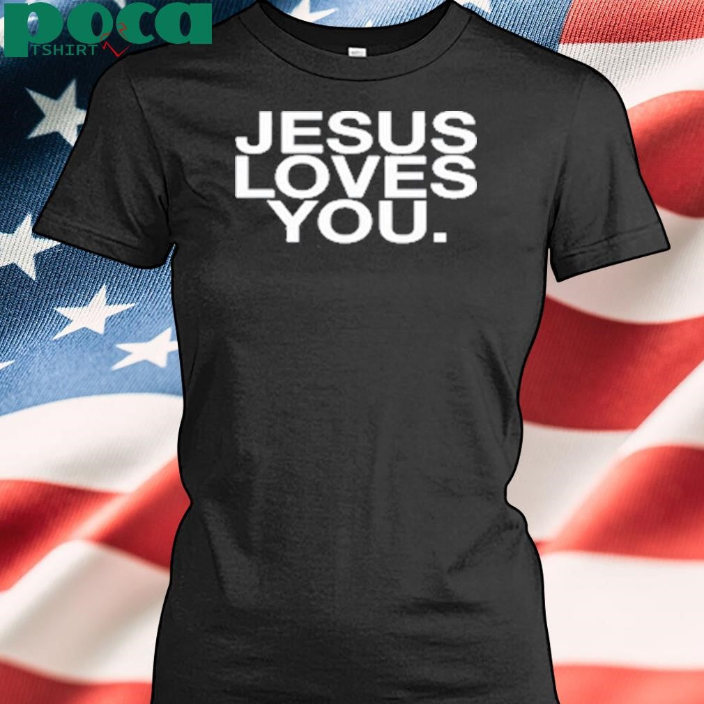 Jesus Loves You Dodgers Blue Logo Shirt